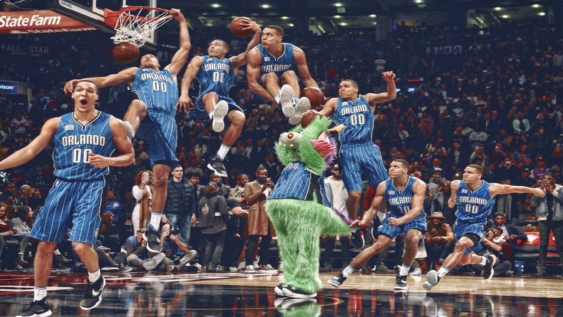 巅峰对决!扣篮大赛惊艳全场,新星力压群雄夺冠